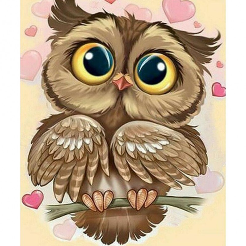 Owl - Full Round Dia...