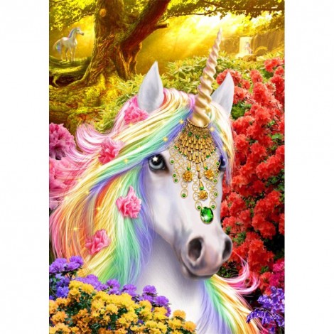Unicorn - Full Round Diamond Painting