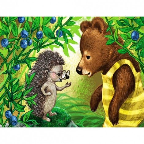Cartoon Animals - Full Square Diamond Painting(40x50cm)