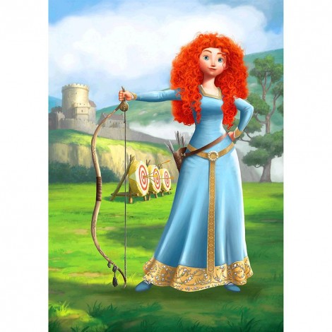 Merida Princess- Full Round Diamond Painting