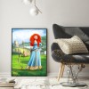 Merida Princess- Full Round Diamond Painting