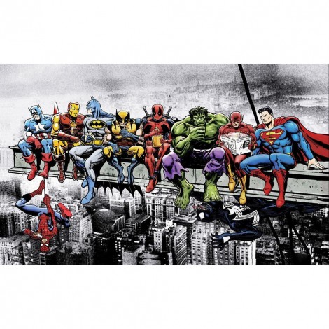 Super Heroes - Full Square Diamond Painting(40x50cm)