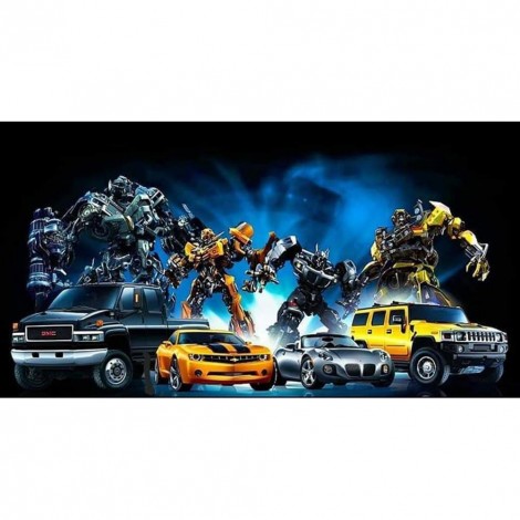 Transformers - Full Round Diamond Painting(100*50cm)
