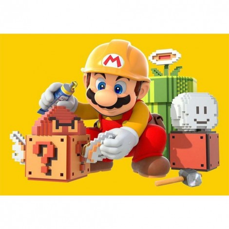 Mario - Full Round Diamond Painting