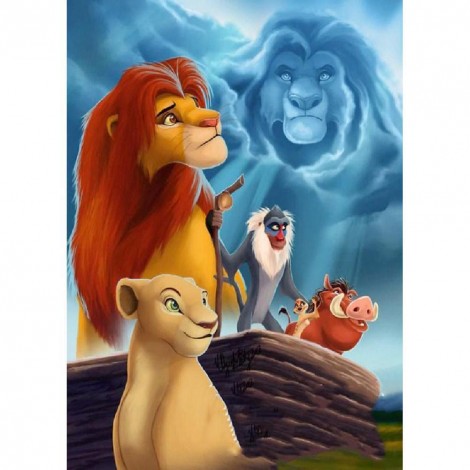 The Lion King - Full Round Diamond Painting