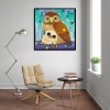 Cartoon Owl - Full Round Diamond Painting