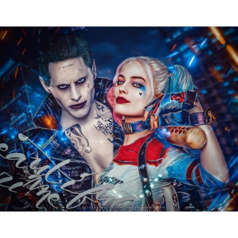 Clown Couple - Full Square Diamond Painting(40x50cm)