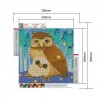 Cartoon Owl - Full Round Diamond Painting