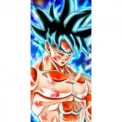 Super Saiyan - Full Round Diamond Painting(85*45cm)