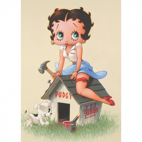 Betty Boop - Full Round Diamond Painting