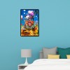 Flower House - Full Round Diamond Painting