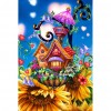 Flower House - Full Round Diamond Painting