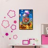 Flower House - Full Round Diamond Painting