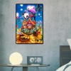 Flower House - Full Round Diamond Painting