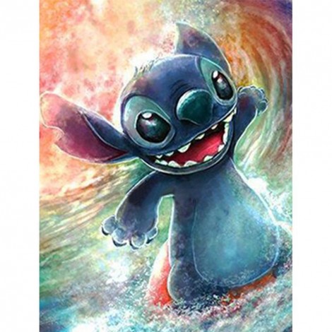Cartoon Stitch - Full Round Diamond Painting