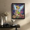 Tinkerbell Stained Glass - Full Round Diamond Painting