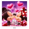 Cartoon Loving Mouse - Full Round Diamond Painting