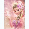 Pink Elsa - Full Round Diamond Painting