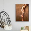 Kissing Giraffe-Full Round Diamond Painting