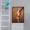 Kissing Giraffe-Full Round Diamond Painting