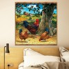 Village Fowl-Full Round Diamond Painting