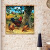 Village Fowl-Full Round Diamond Painting
