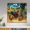 Village Fowl-Full Round Diamond Painting