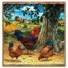 Village Fowl-Full Round Diamond Painting