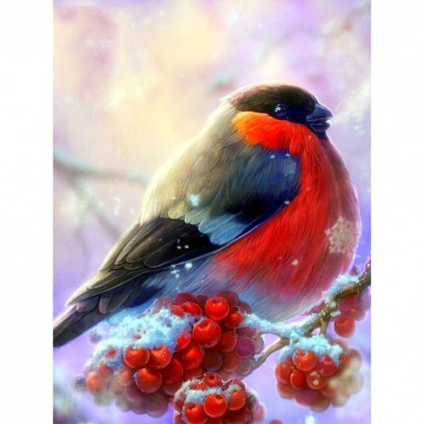 Bird Flower-Full Square Diamond Painting
