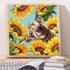 Cow and Sunflower -Full Round Diamond Painting