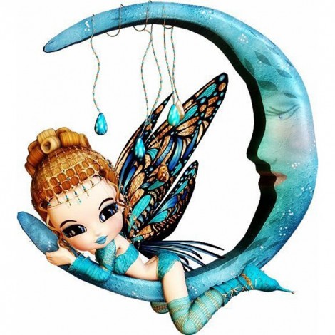 Big Eyes Doll-Full Round Diamond Painting