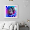 Wolf Mother and Son-Full Round Diamond Painting