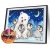 Bear Little Penguin-Full Round Diamond Painting