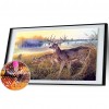 Deer Family-Full Round Diamond Painting