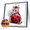 Bowknot Cat-Full Round Diamond Painting