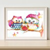 Owl Family-Full Round Diamond Painting