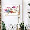 Owl Family-Full Round Diamond Painting