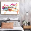 Owl Family-Full Round Diamond Painting