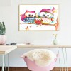 Owl Family-Full Round Diamond Painting