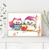 Owl Family-Full Round Diamond Painting
