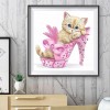 Kitten-Full Round Diamond Painting