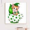 Kitten-Full Round Diamond Painting