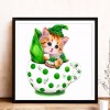 Kitten-Full Round Diamond Painting