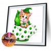 Kitten-Full Round Diamond Painting