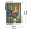 Rooster -Full Round Diamond Painting