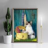 Cat Yard - Full Round Diamond Painting