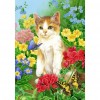 Cute Cat  - Full Round Diamond Painting