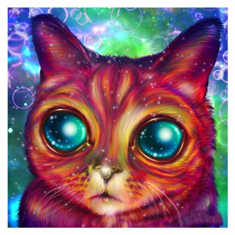 Novelty Cat - Full Round Diamond Painting