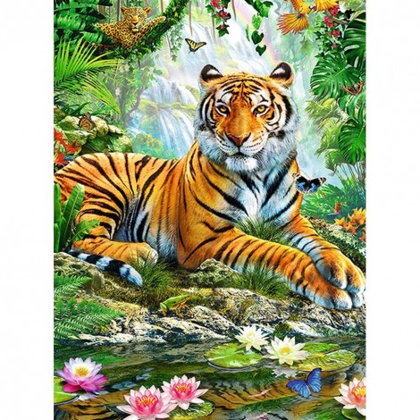 Tiger - Full Round Diamond Painting