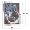 Wolf Dreamcatcher - Full Round Diamond Painting